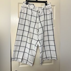 Lane Bryant cropped wideleg suit pant, size 16